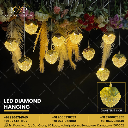 LED DIAMOND HANGING