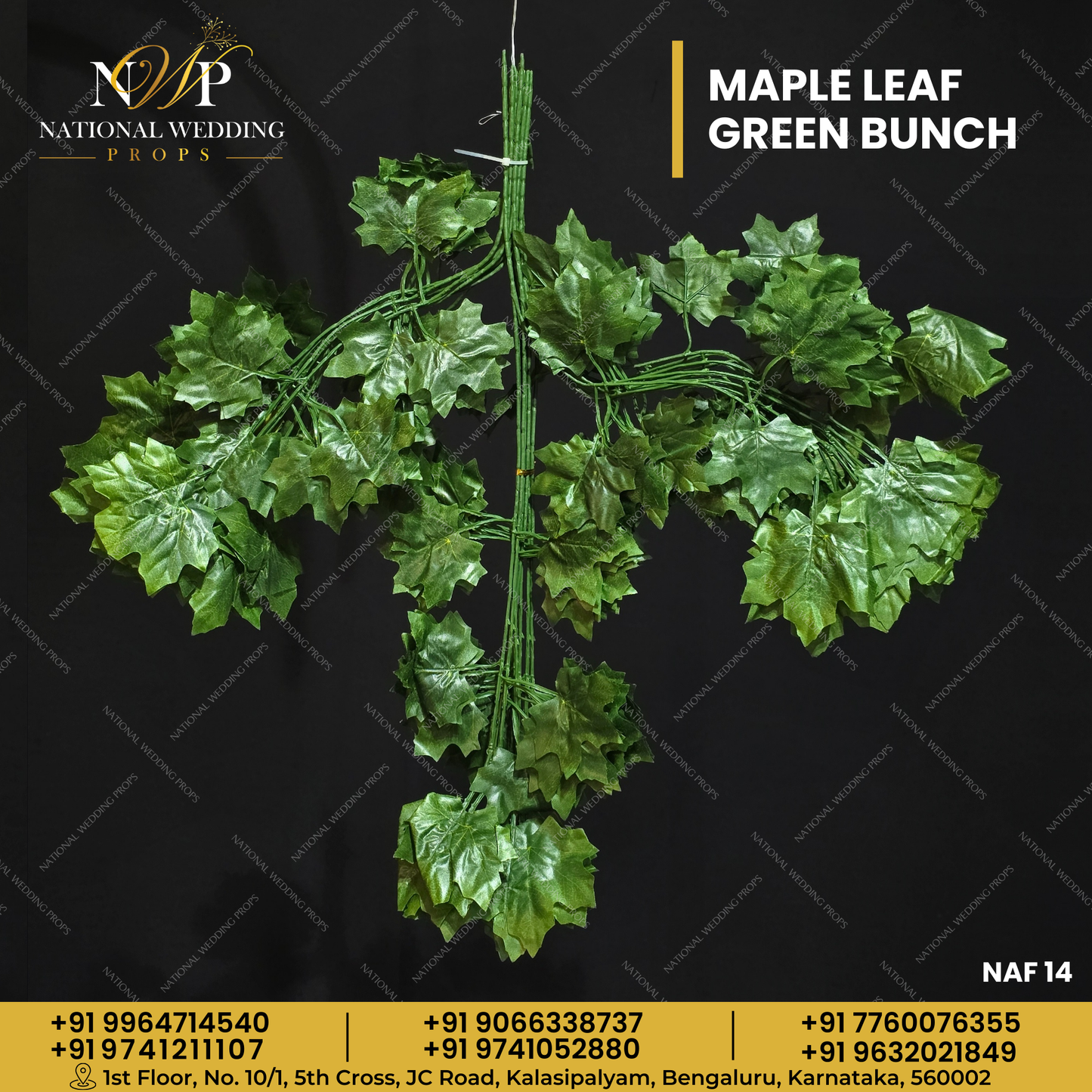 Mapple leaf green bunch