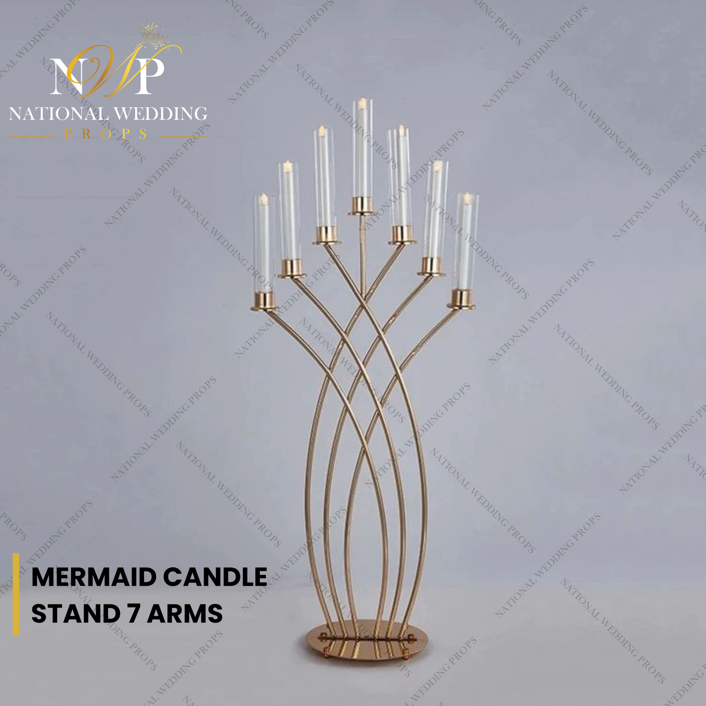 MERMAID CANDLE STAND 7 ARMS
