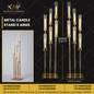 Metal Candle Stand 6 Arms