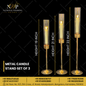 Metal Candle Stand Set of 3