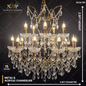 Metal & Acrylic Chandelier 15 Bulbs