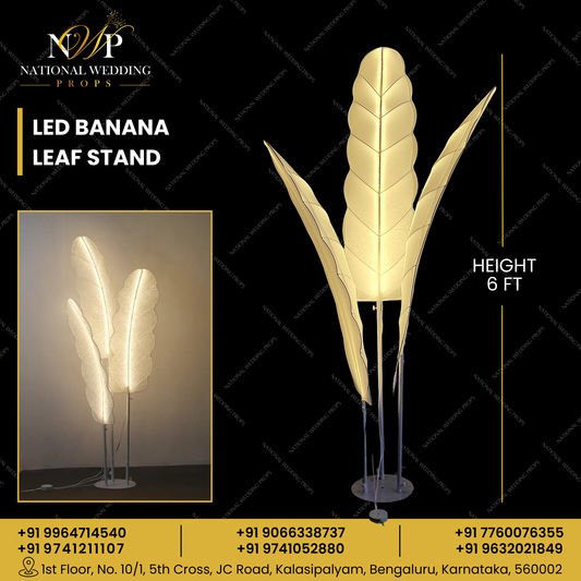 LED Banana Leaf Stand