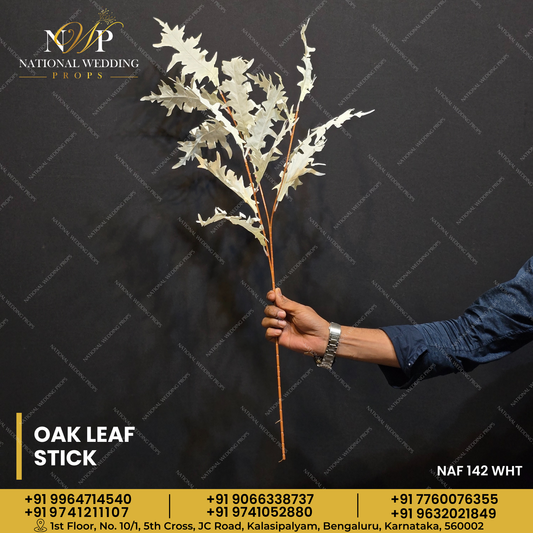 OAK LEAF STICK WHITE