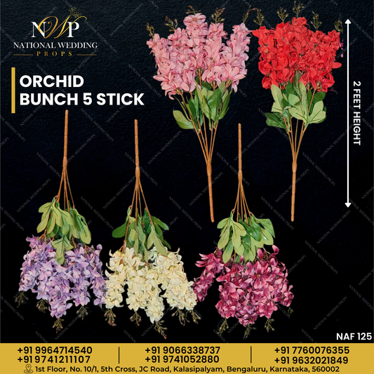 Orchid Bunch 5 Stick