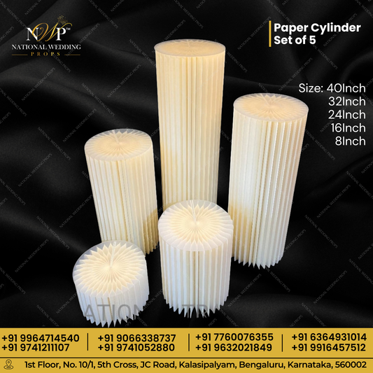 PAPER CYLINDER SET OF 5