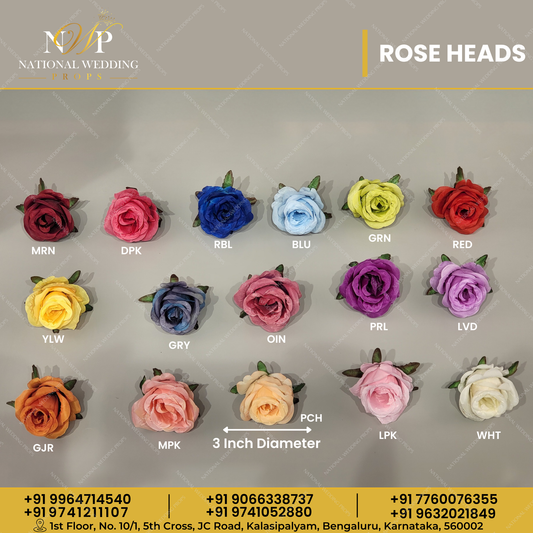 Rose heads