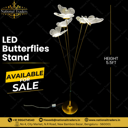 LED Butterflies Stand