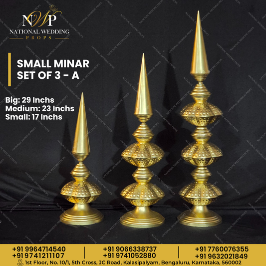 SMALL MINAR SET OF 3 - A