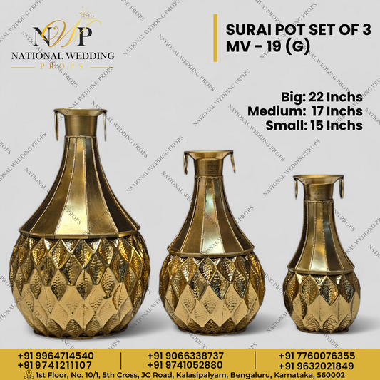 Surai Pot Set of 3