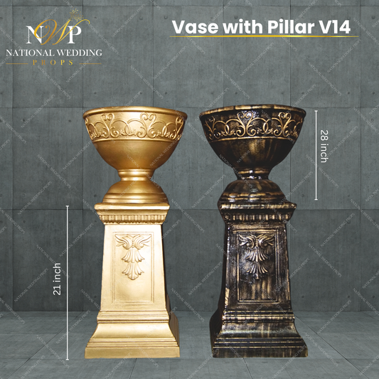 V14 - VASE WITH PILLAR