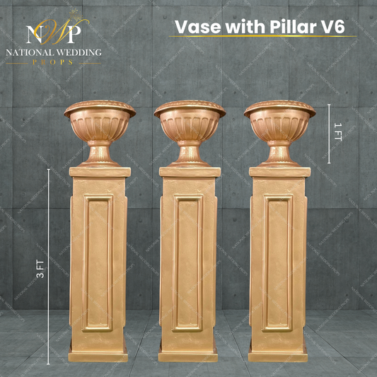 V6 - VASE WITH PILLAR
