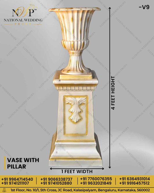 V9 - VASE WITH PILLAR