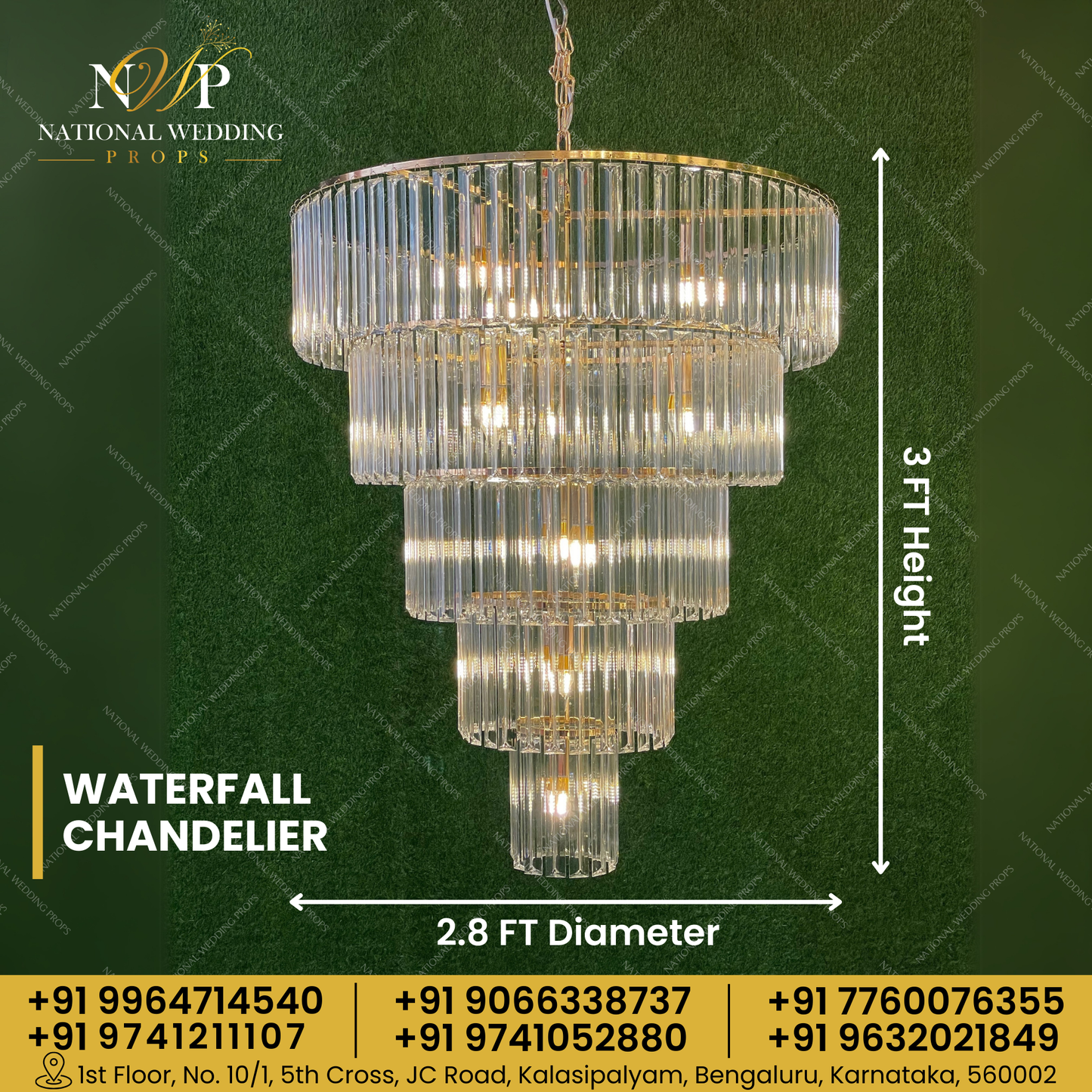 WATERFALL CHANDELIER