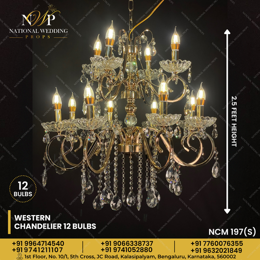 WESTERN CHANDELIER (S) - 12 BULBS