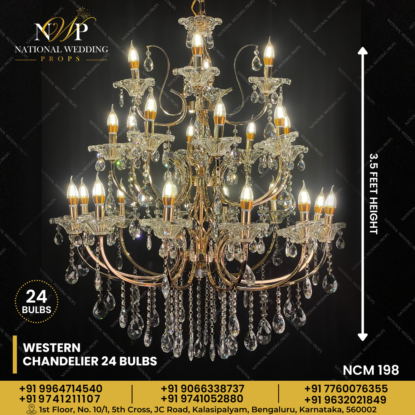 WESTERN CHANDELIER - 24 BULBS