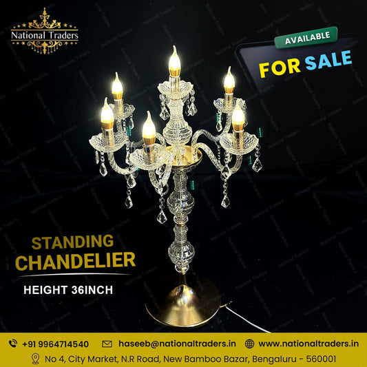 Acrylic Standing Chandelier