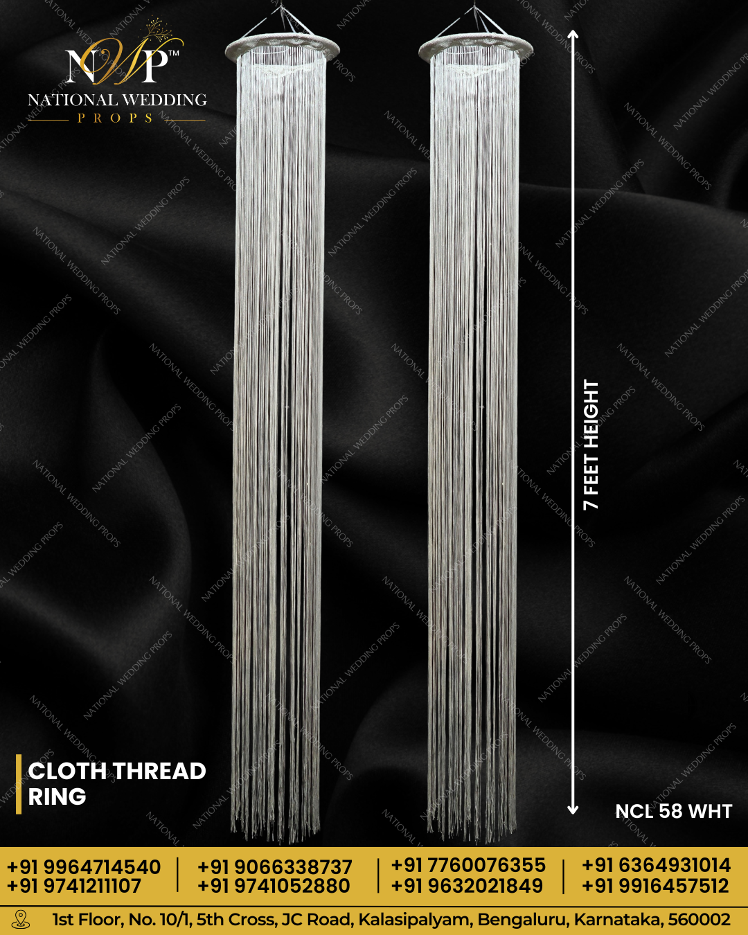cloth thread hanging 1/7 feet