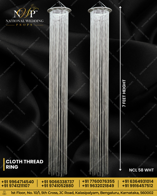 cloth thread hanging 1/7 feet