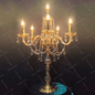 Glass Standing Chandelier