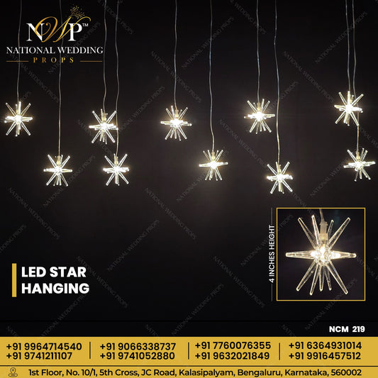 Led star hanging