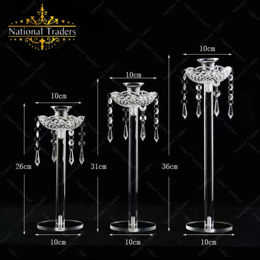 Acrylic candle stand
