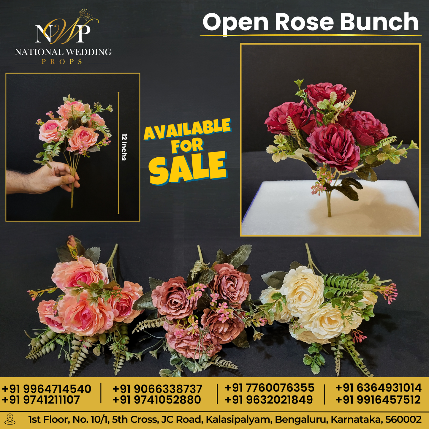 OPEN ROSE BUNCH